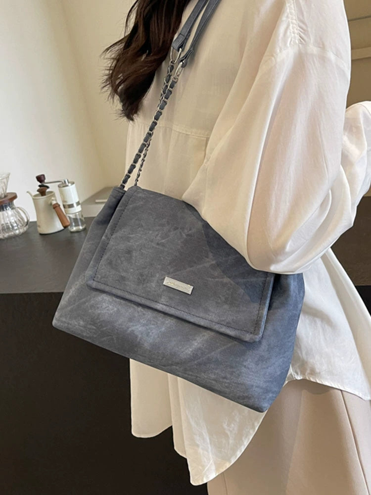 Women's Leather Trendy Versatile Shoulder Bag