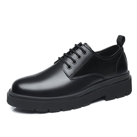 Men's Cowhide Leather British Style Casual Shoes