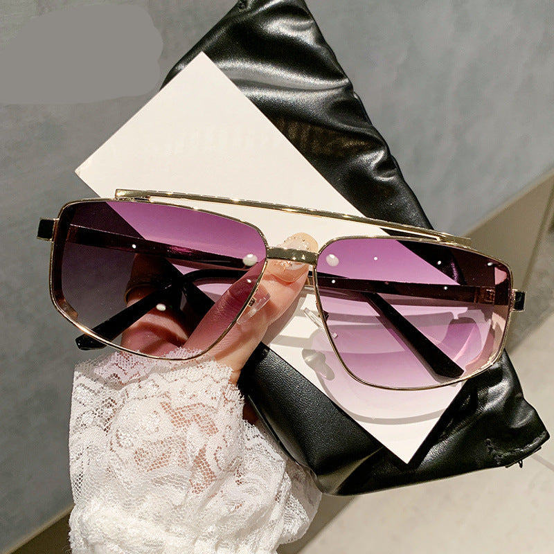 Women's Versatile Round-faced Sunglasses