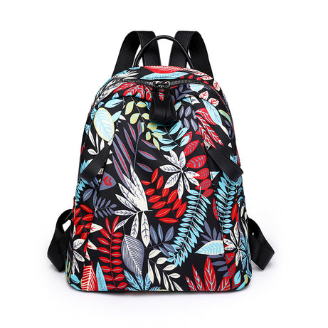 Women's Trendy Colorful Print Casual Backpack