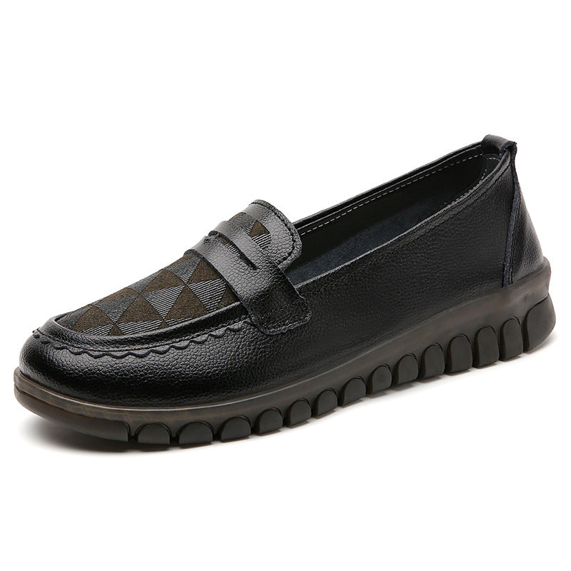 Women's Low-Top Leather Casual Shoes