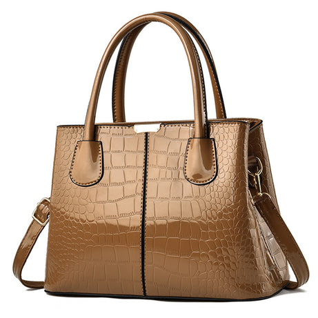 Women's Fashion Bright Leather Shoulder Bag