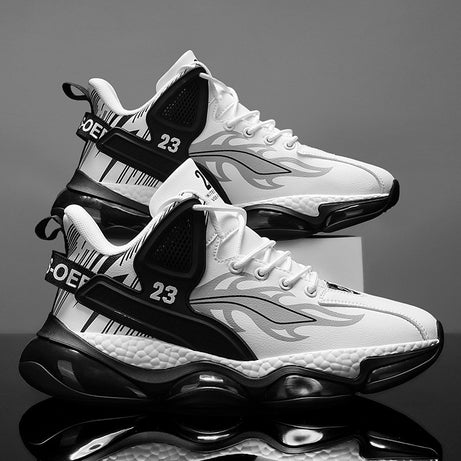 Men's Thick Sole Shock Absorption Outdoor Running Shoes