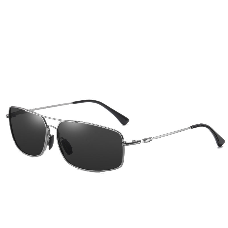 Men's Polarized Metal Color-changing Sunglasses