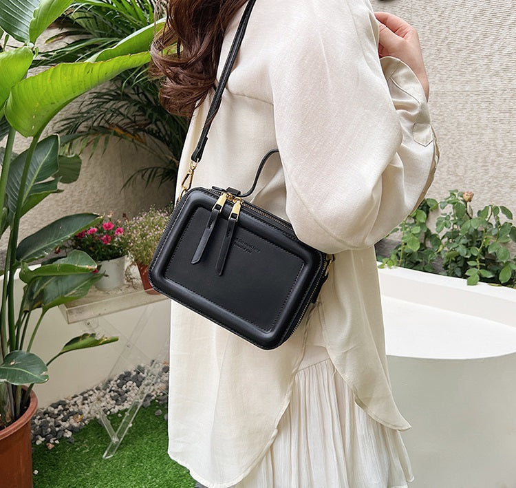 Women's Leather Trendy Shoulder Dumpling Bag