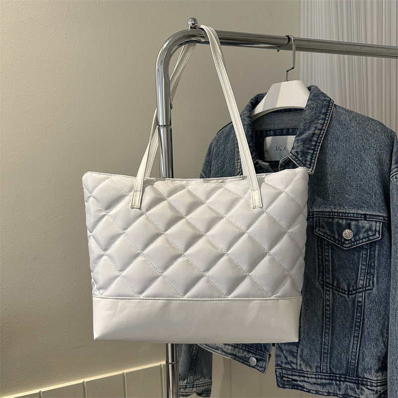 Women's Stylish Rhombus Tote Bag