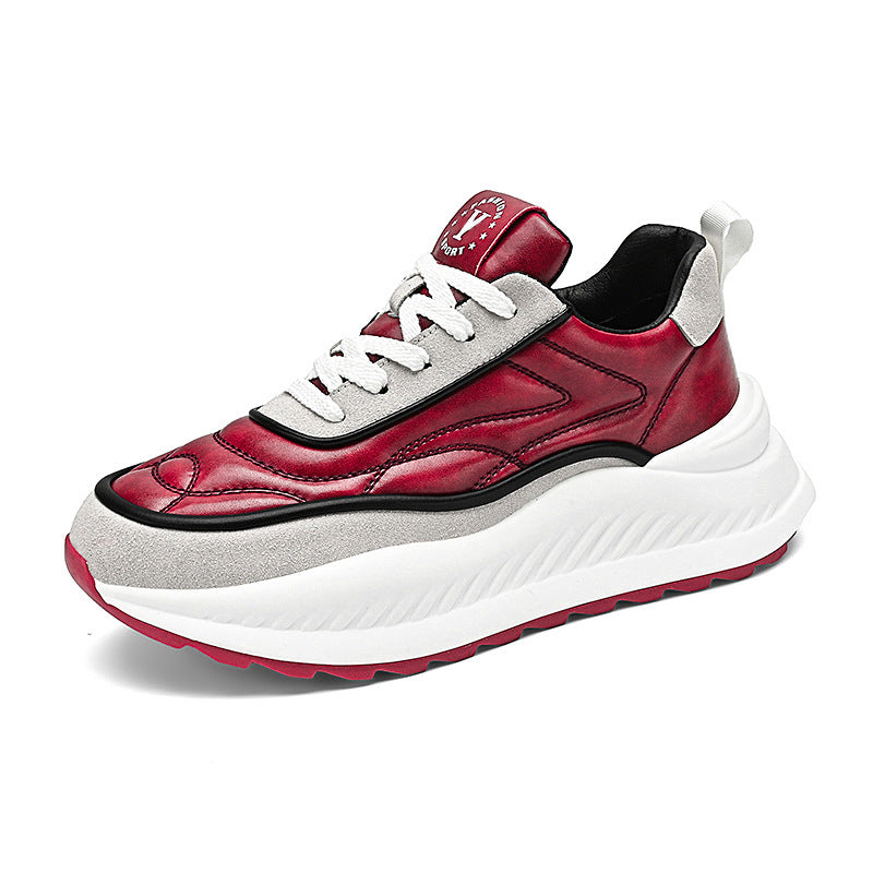 Men's Leather Fashion Outdoor Running Shoes