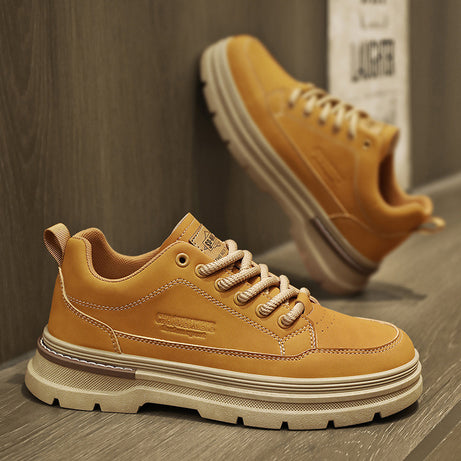 Men's Leather Tooling Martin Boots