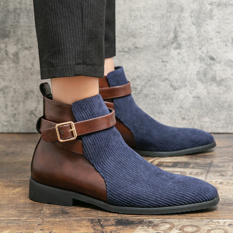 Men's Leather British Style Martin Boots
