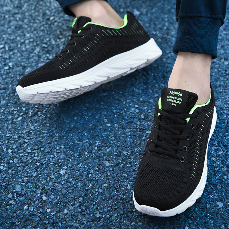 Men's Breathable Flying Running Shoes