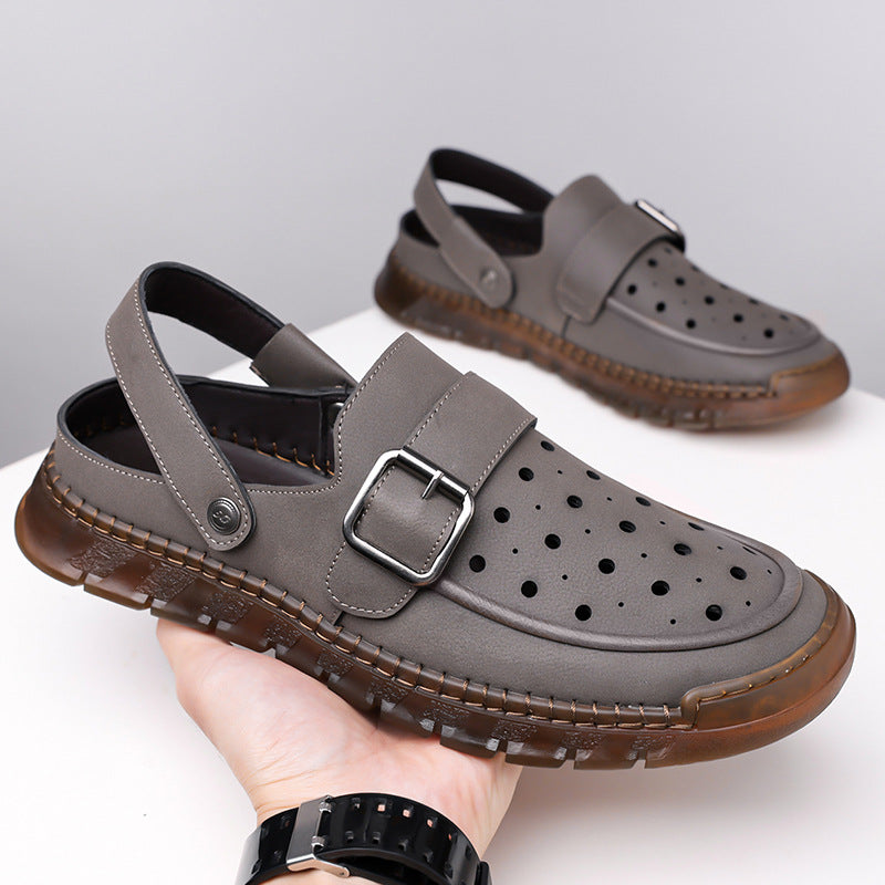 Men's Leather Outdoor Casual Sandals