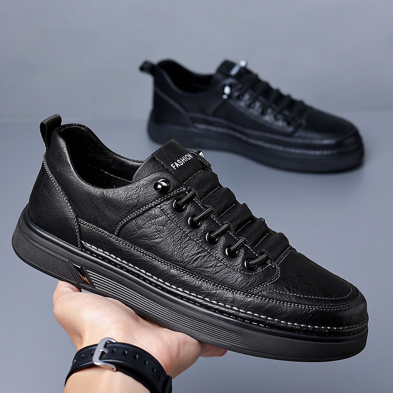 Men's Trend British Style Leather Casual Shoes