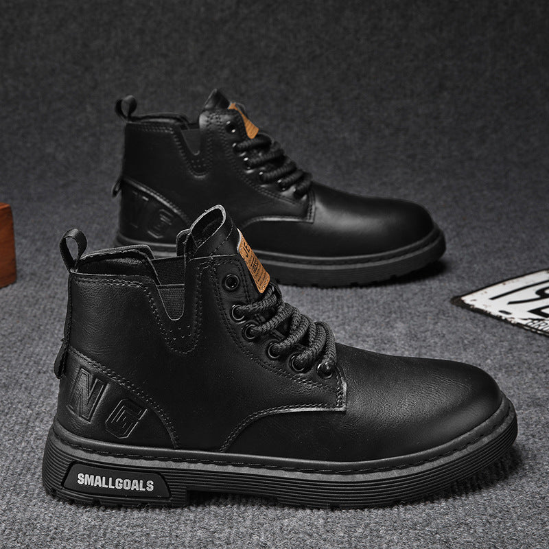 Men's British Style High-Top Casual Martin Boots