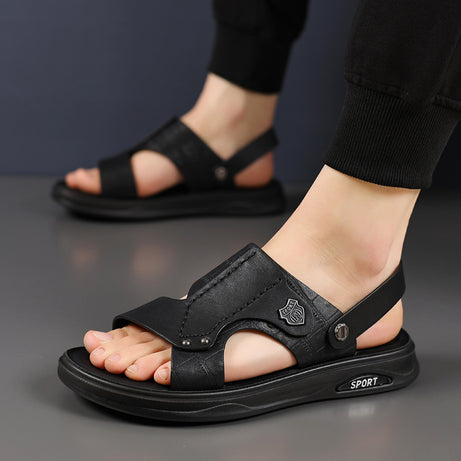 Men's Leather Breathable Sandals