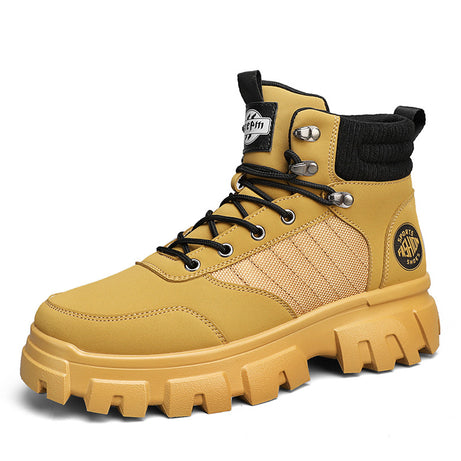 Men's Three-color Fashionable High-top Martin Boots