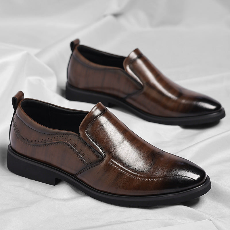 Men's Hollow Breathable Leather Casual Shoes