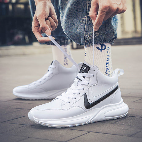 Men's Microfiber Leather Casual Sneakers