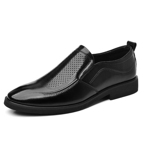 Men's Leather Hollow Breathable Casual Shoes