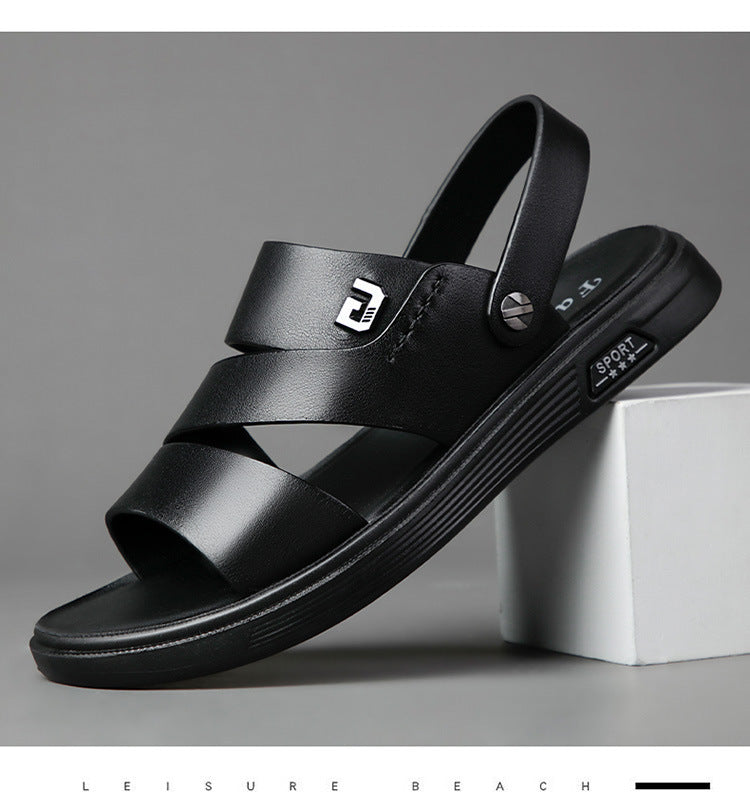 Men's Breathable Leather Casual Sandals (In Stock)