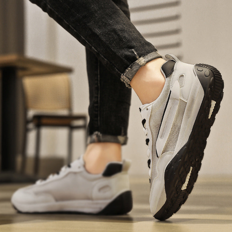 Men's Artistic Style Color Matching Flat Shoes