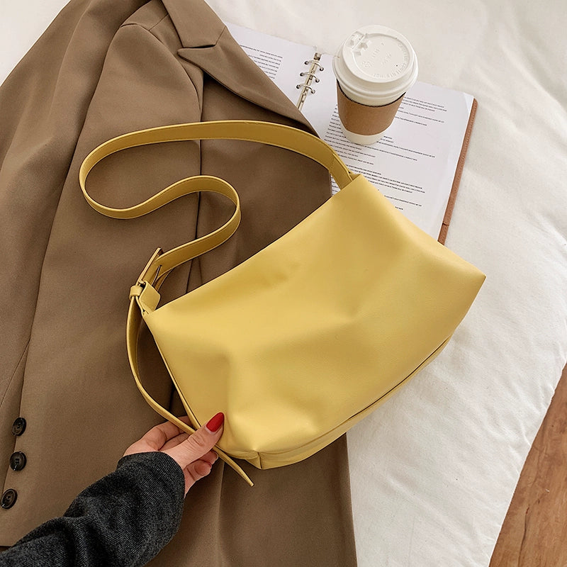 Women's Leather Trendy Shoulder Bag