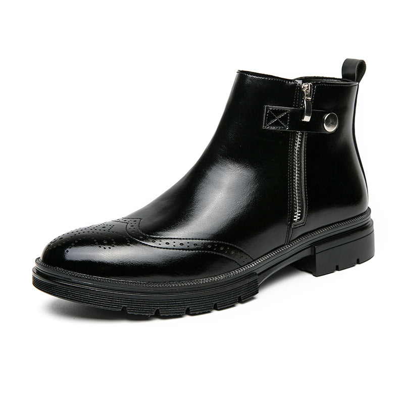 Men's Fashion High Top Chelsea Boots