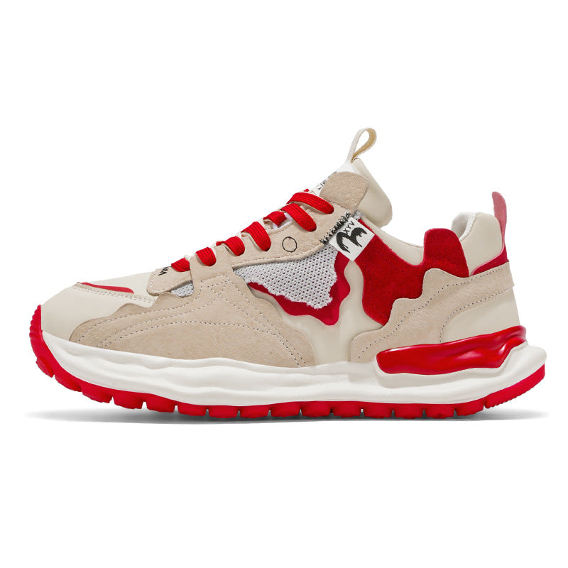 Men's Retro Breathable Trend Thick-Soled Casual Shoes