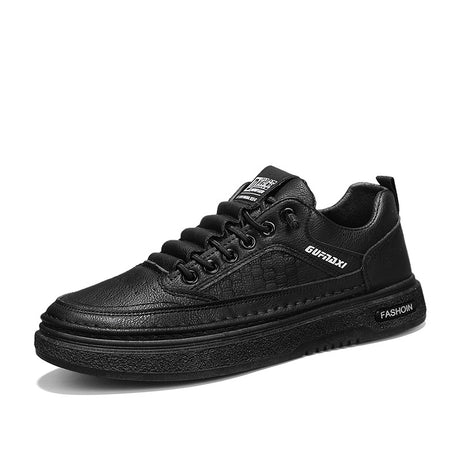 Men's Leather Low-top Foot-fitting Lazy Shoes