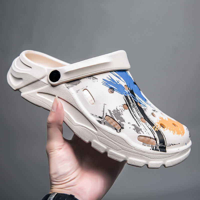 Men's Lightweight Fashionable Buckle Slippers