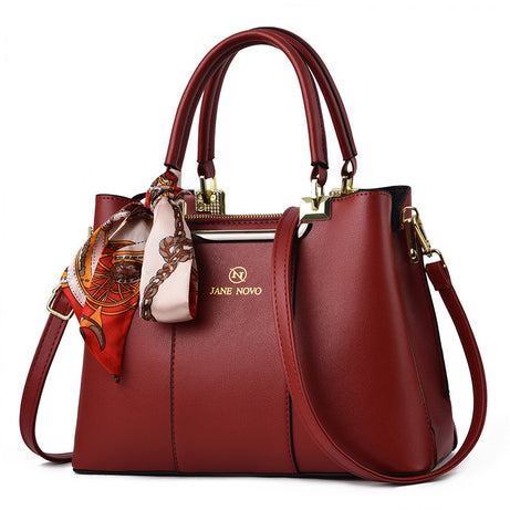 Women's Fashion Splicing Large-Capacity Shoulder Bag