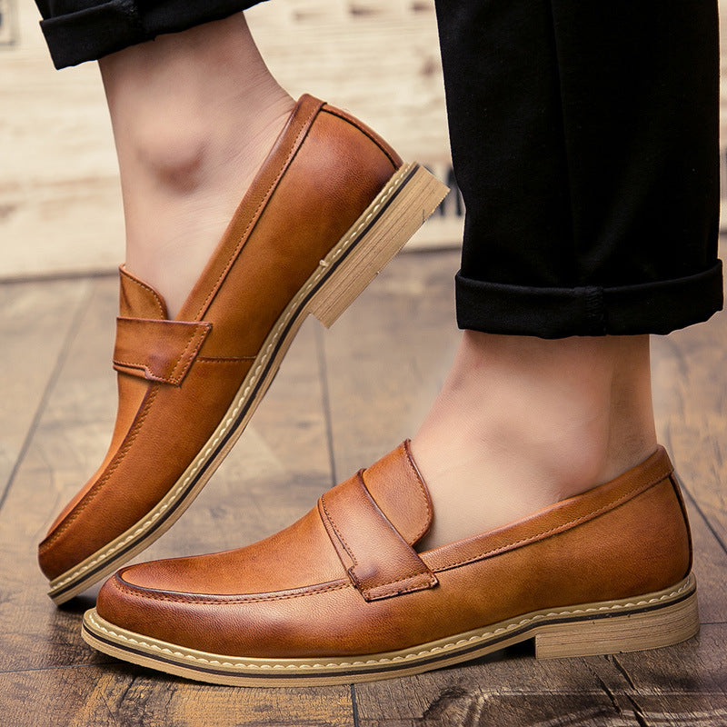 Men's Fashion Trend Loafers Leather Shoes