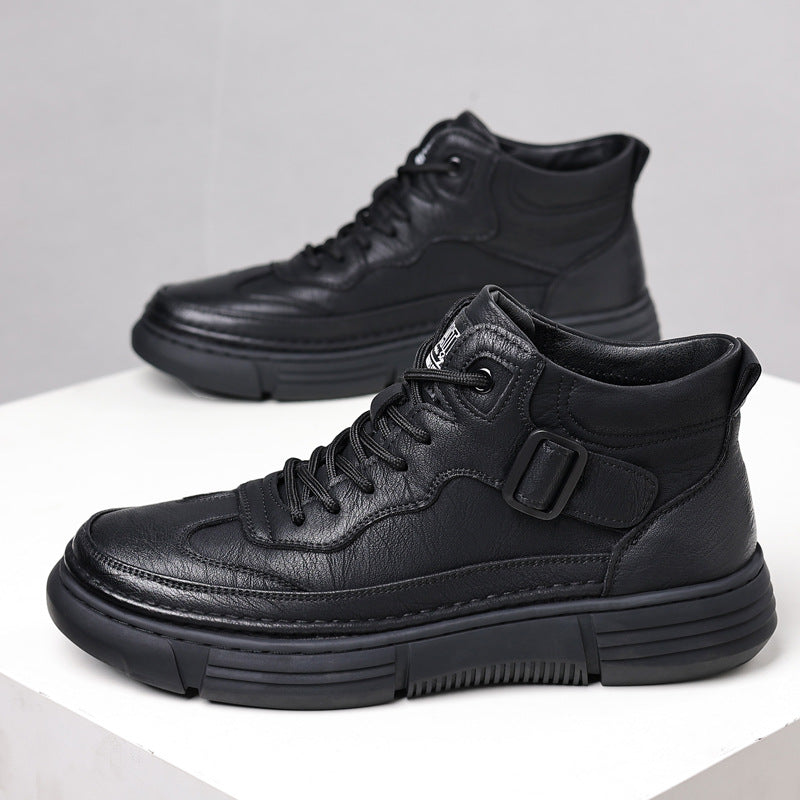 Men's Leather Fashionable Martin Boots