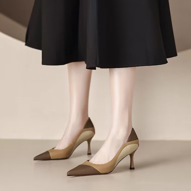 Women's High heels Pointed Work Shoes