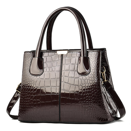 Women's Fashion Bright Leather Shoulder Bag