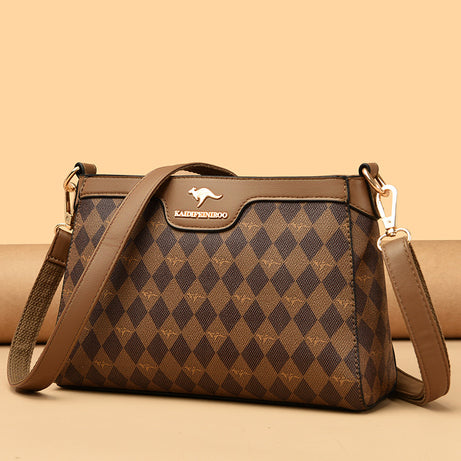 Women's Leather Square Fashionable Shoulder Bag