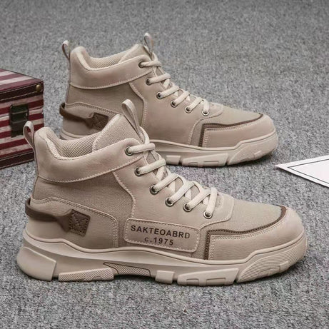 Men's High-Top British Style Martin Boots (In Stock)