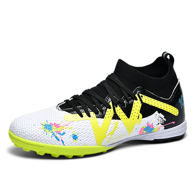 Men's High-top Football Broken Nails Shoes