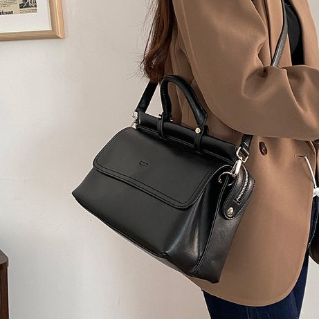 Women's Leather Retro Large Capacity Trendy Bag