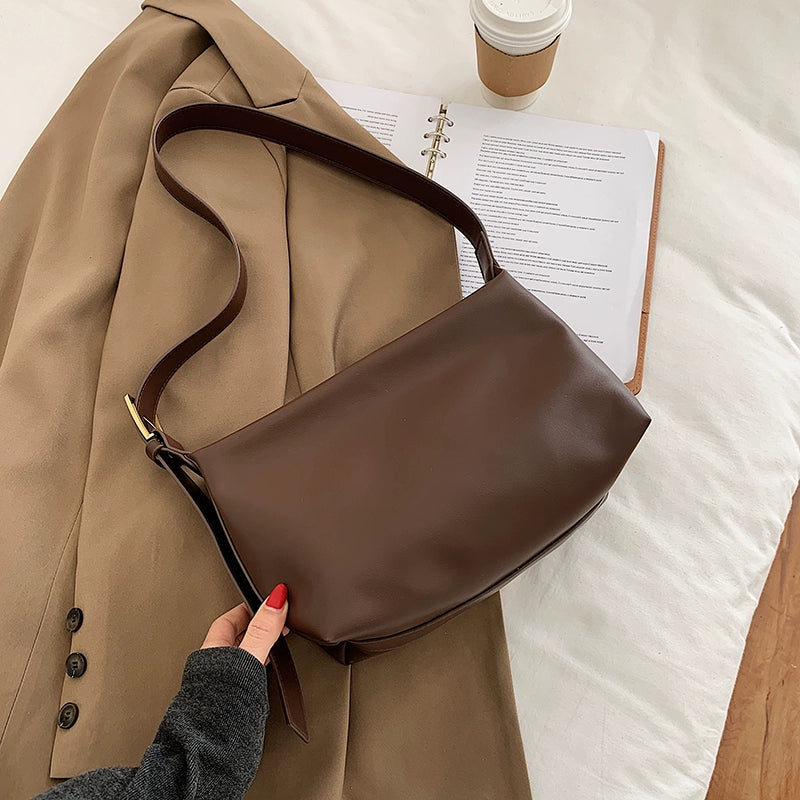 Women's Leather Trendy Shoulder Bag
