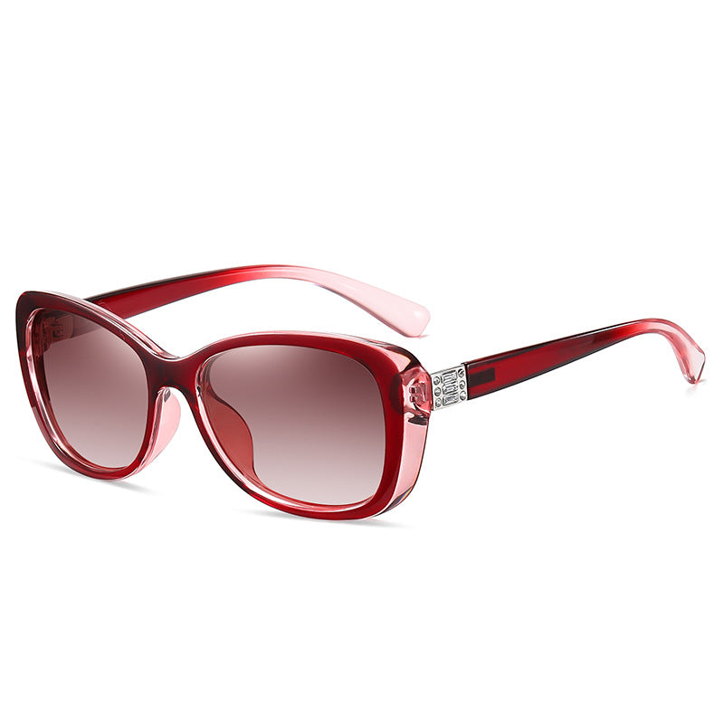 Women's Polarized Metal Small Frame Color-changing Sunglasses