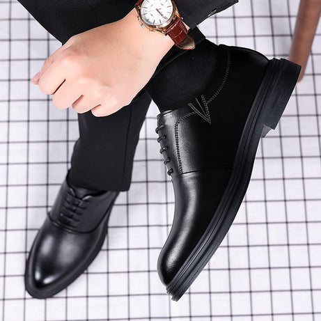 Men's Leather Trendy Business Formal Shoes