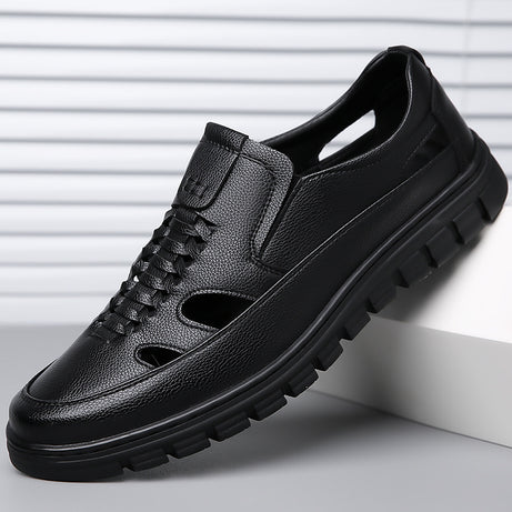 Men's Fashion Leather Sandal Shoes