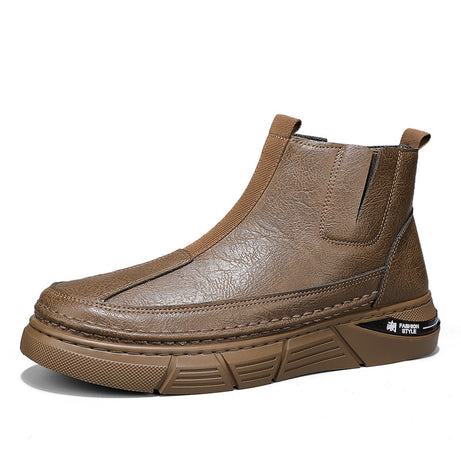 Men's Leather Martin Boots Fashion Retro Style Shoes