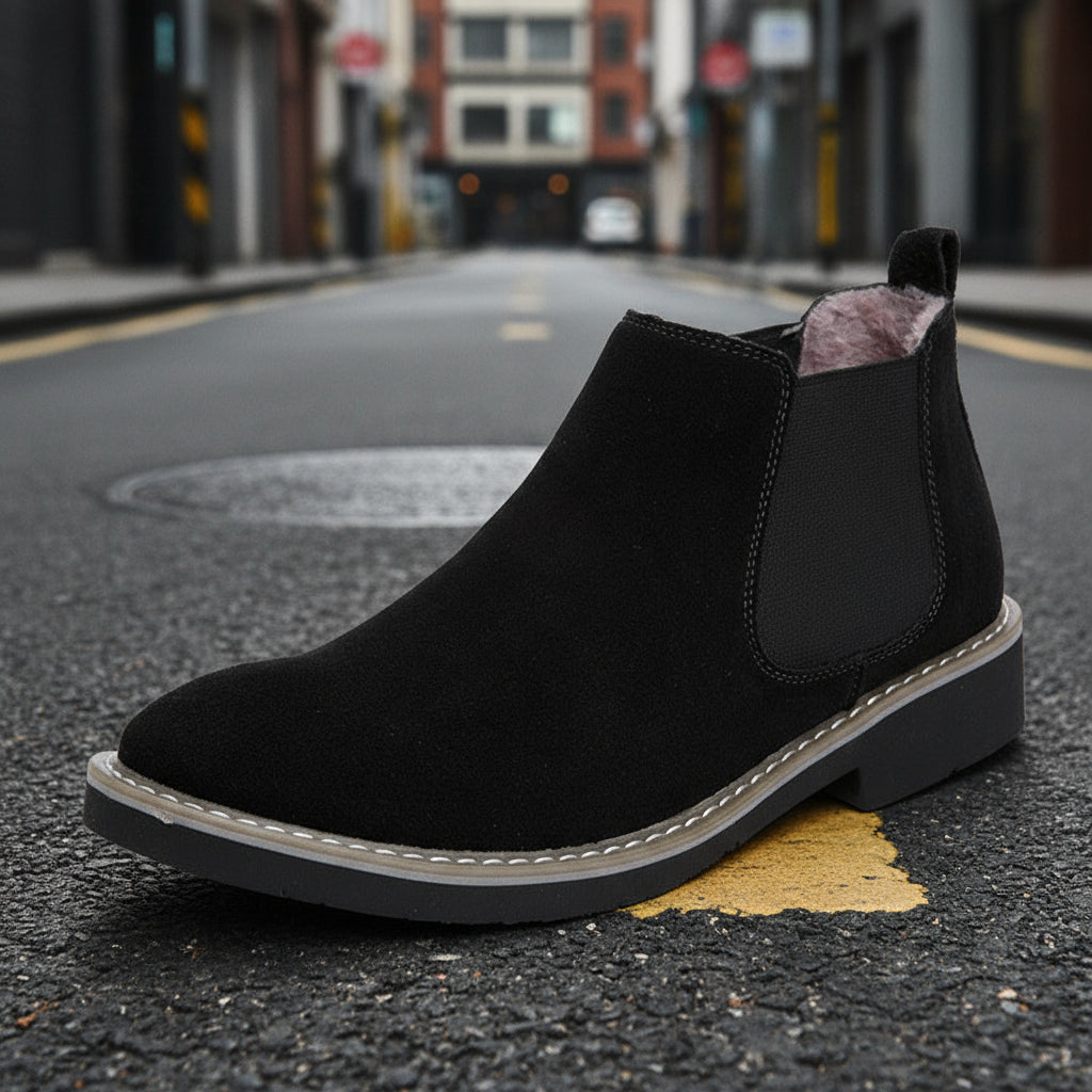 Men's Leather British Style Chelsea Boots