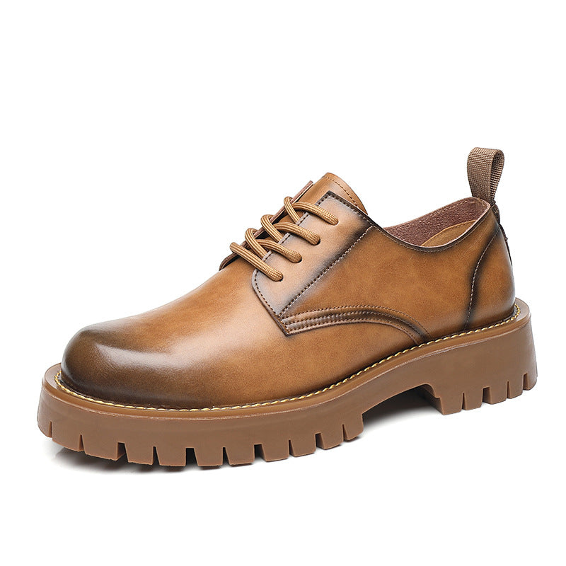 Men's Leather Fashion Trendy Martin Boots