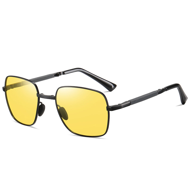 Men's Folding Polarized Fashion Night Vision Sunglasses