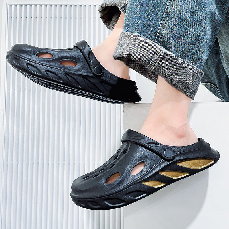 Men's Lightweight Fashionable Trendy Buckle Slides