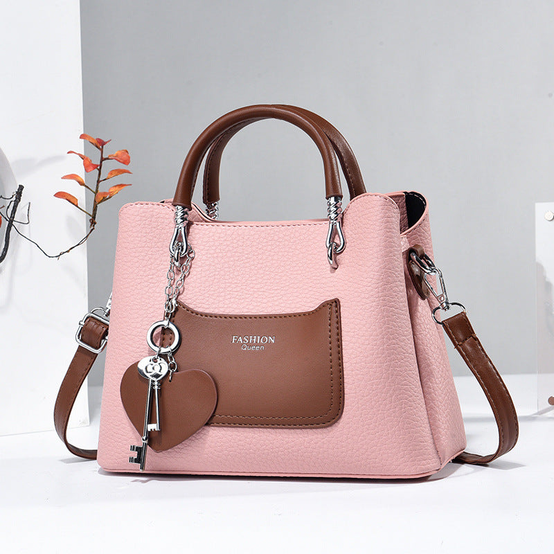 Women's Leathe Trendy Hand & Shoulder Bag