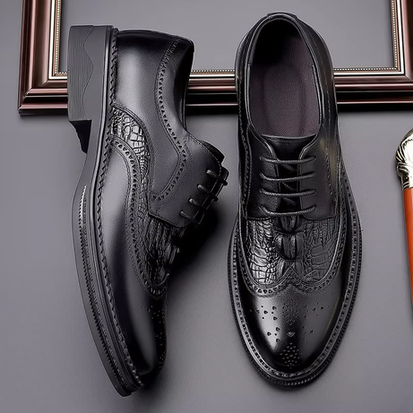 Men''s Leather British Style Casual Shoes