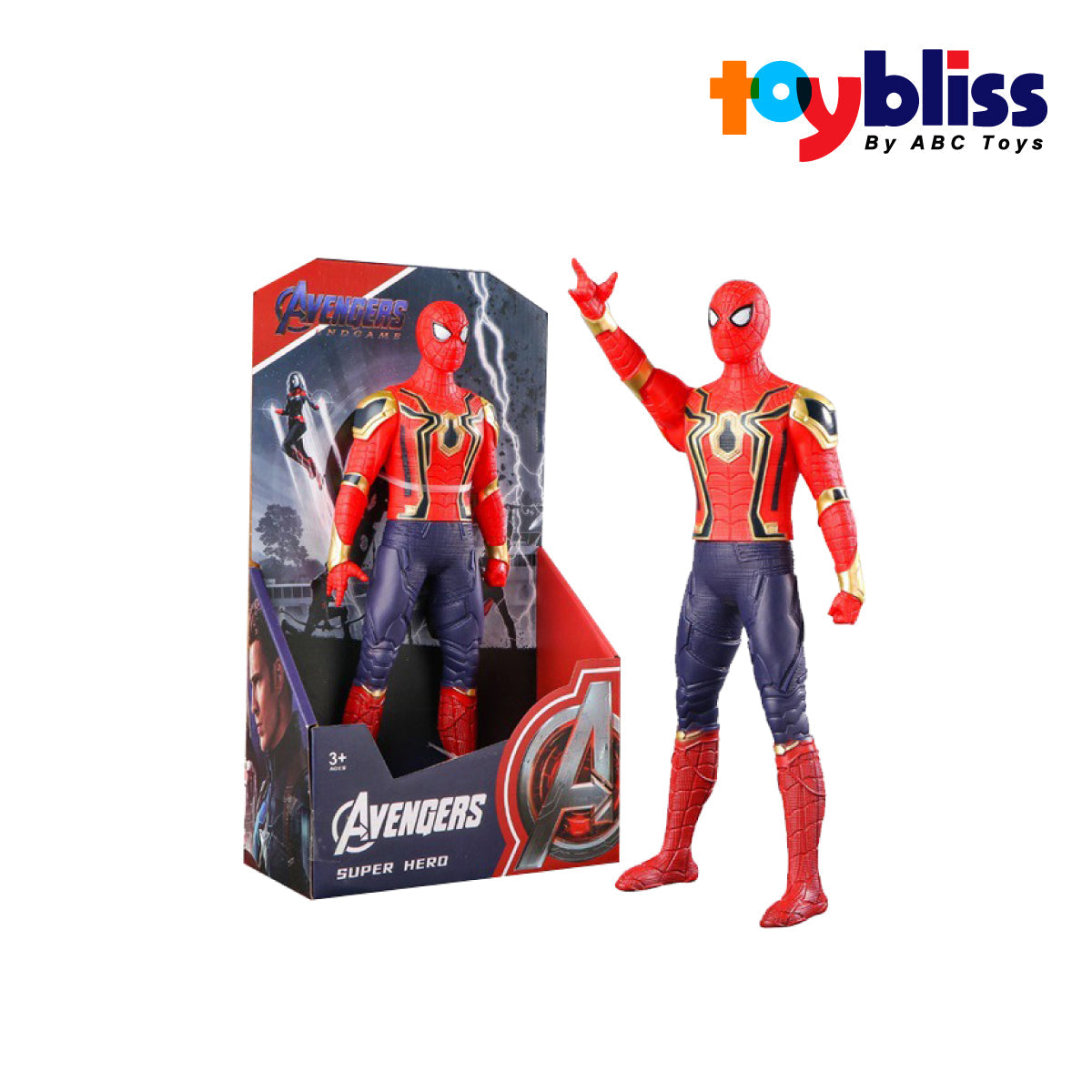 Toybliss Spider Man Action Figure with Sounds (9001), Ages 3+